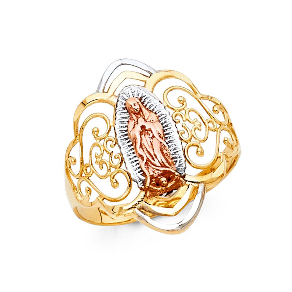 14K 3C GUADALUPE RING