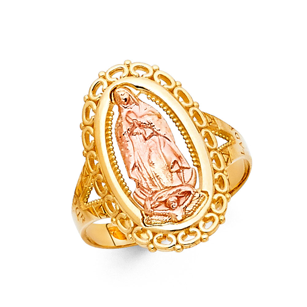 14K 2C GUADALUPE RING