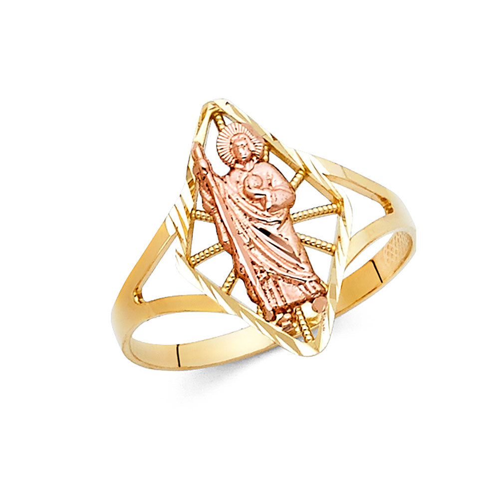 14K 3C RELIGIOUS RING