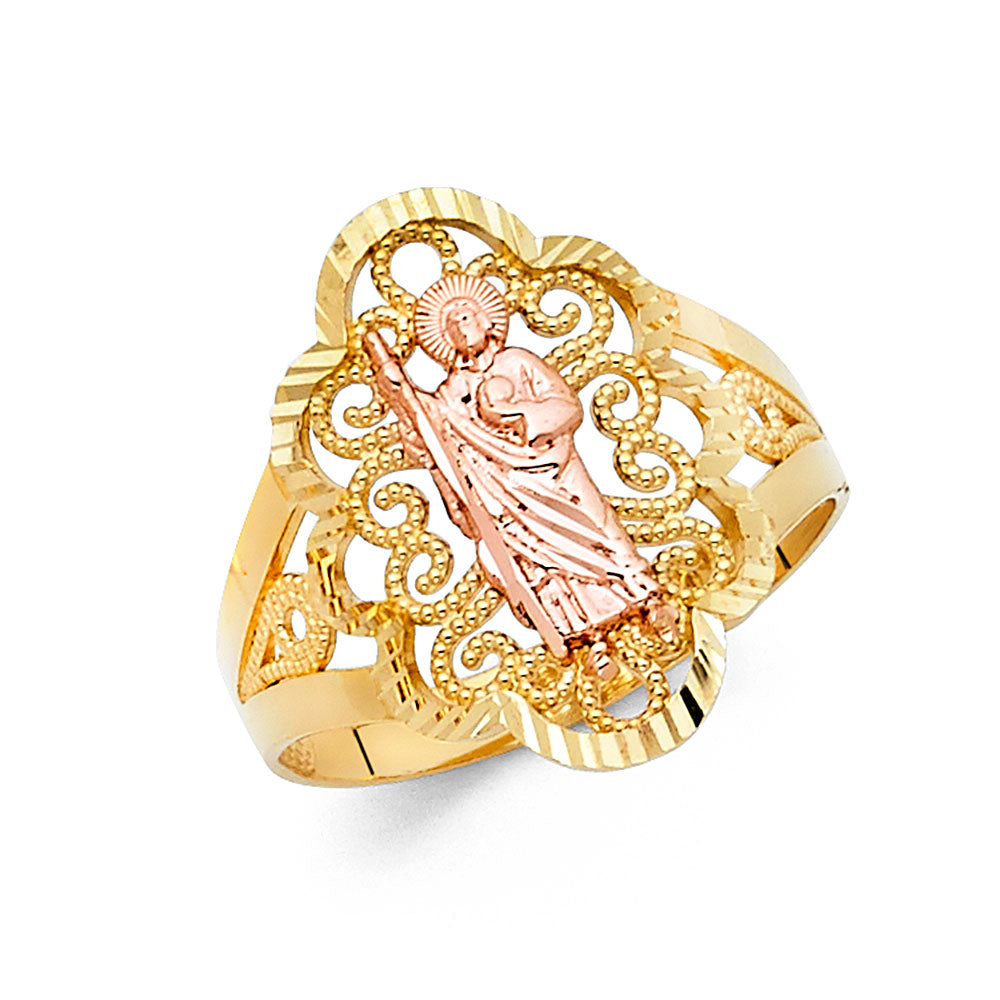 14K 3C RELIGIOUS RING