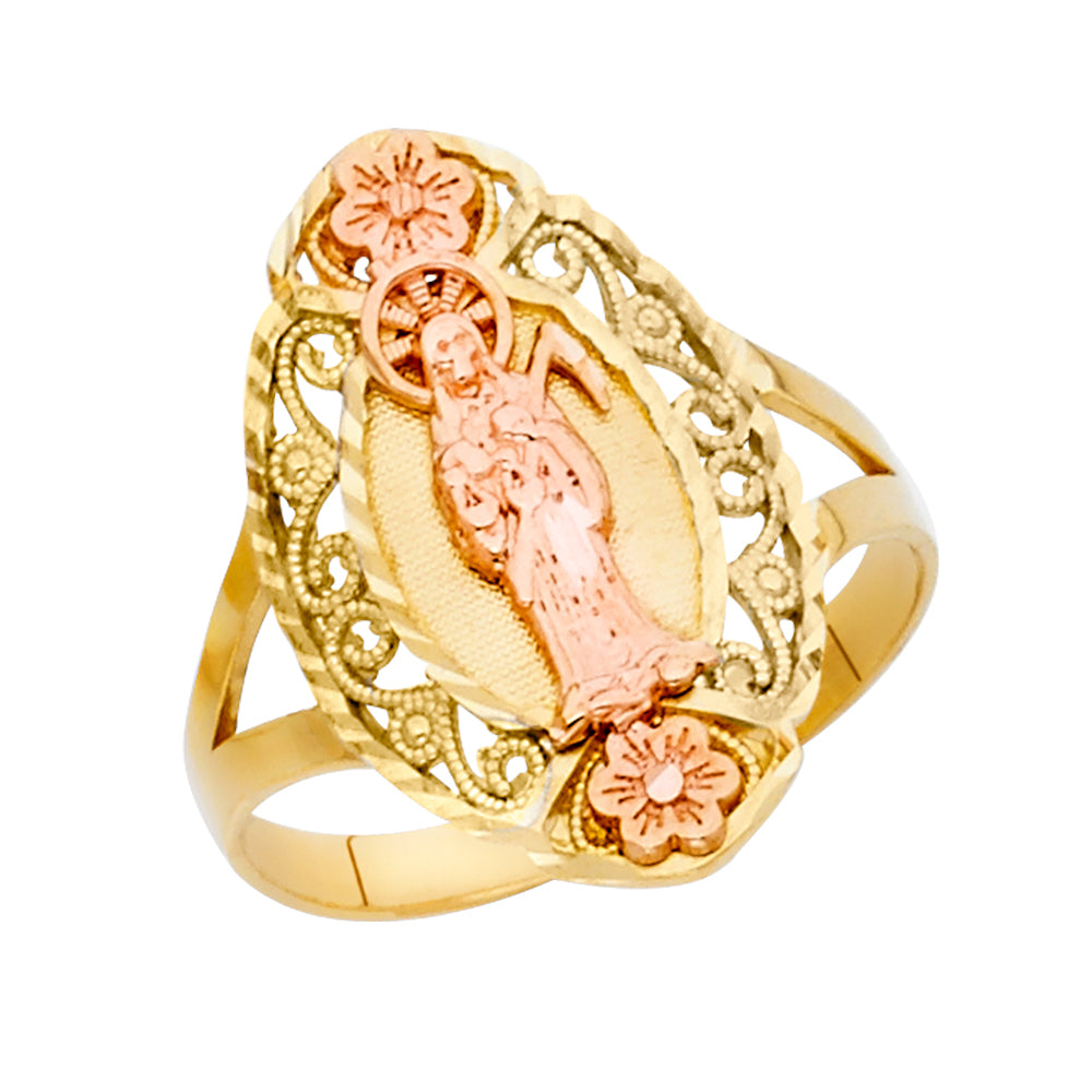 14K 2C FANCY RING