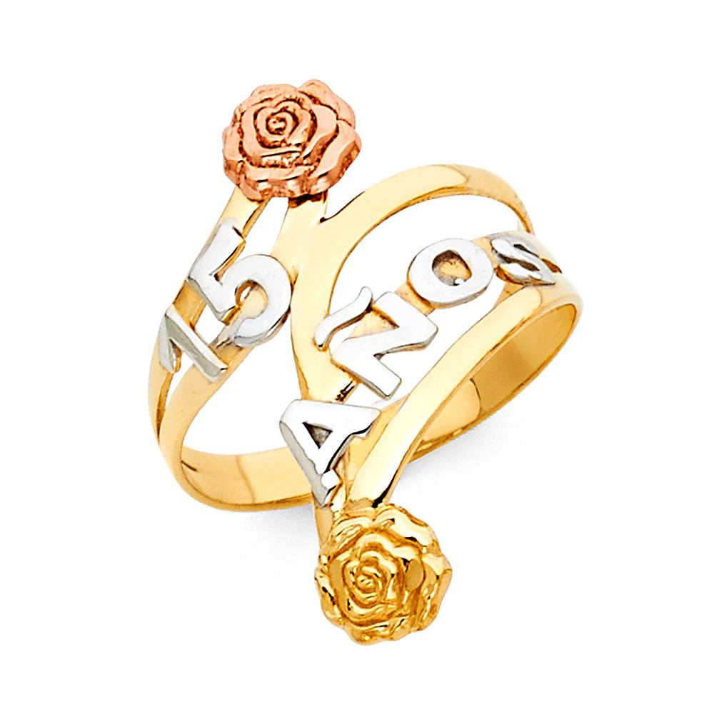 14K 3C 15YEARS RING