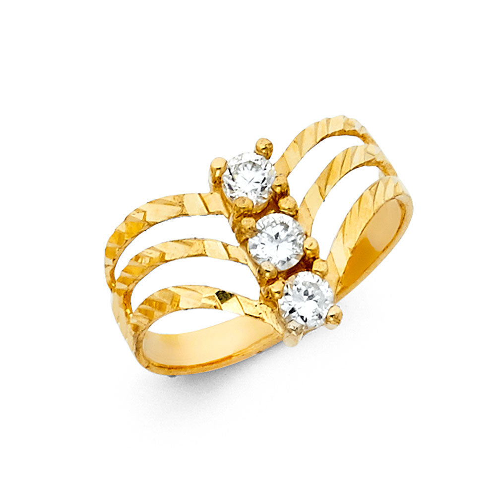 14KY CZ SEMANARIO RING