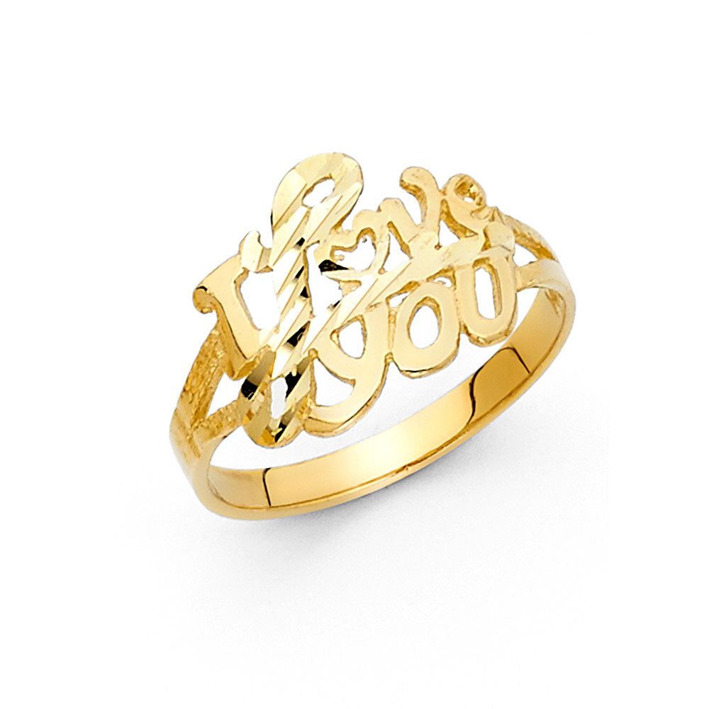 14KY I LOVE YOU RING