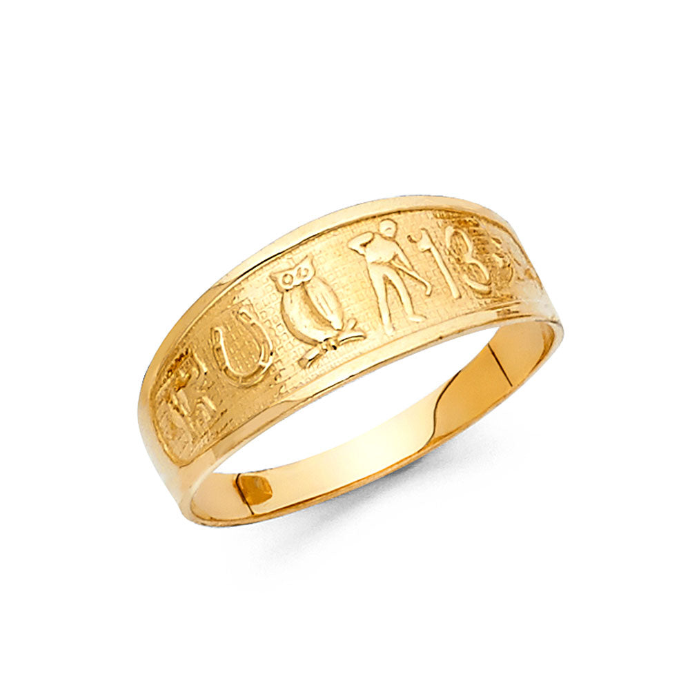 14KY LUCKY RING