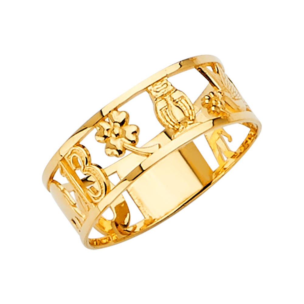 14KY LUCKY RING