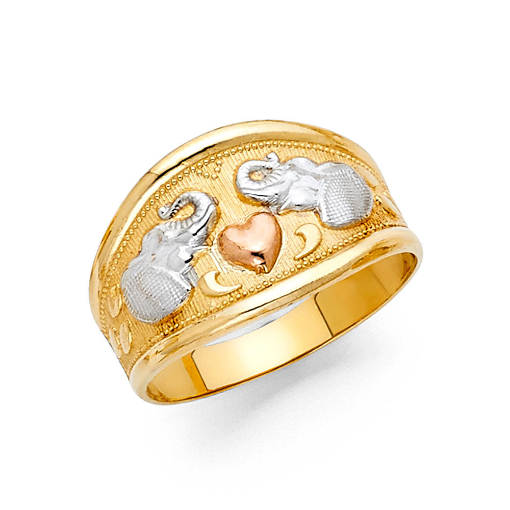 14K 3C LUCKY RING