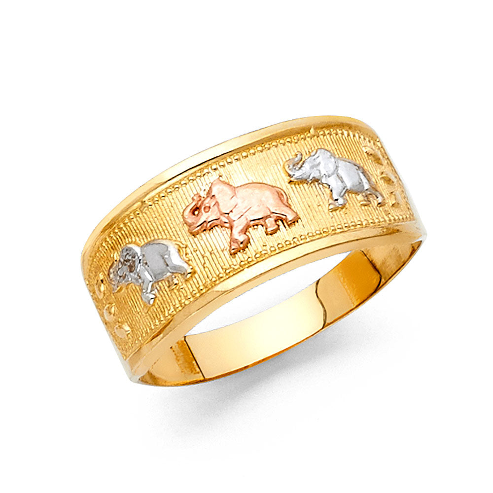14K 3C LUCKY RING