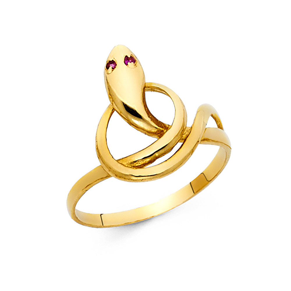 14KY FANCY SNAKE RING