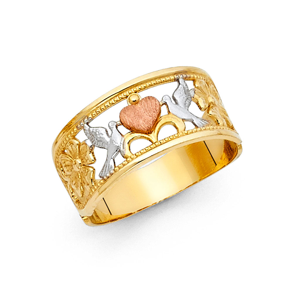 14K 3C FANCY RING