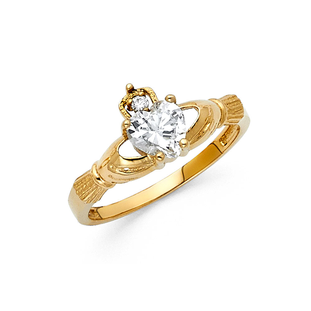 14KY CLADDAGH RING