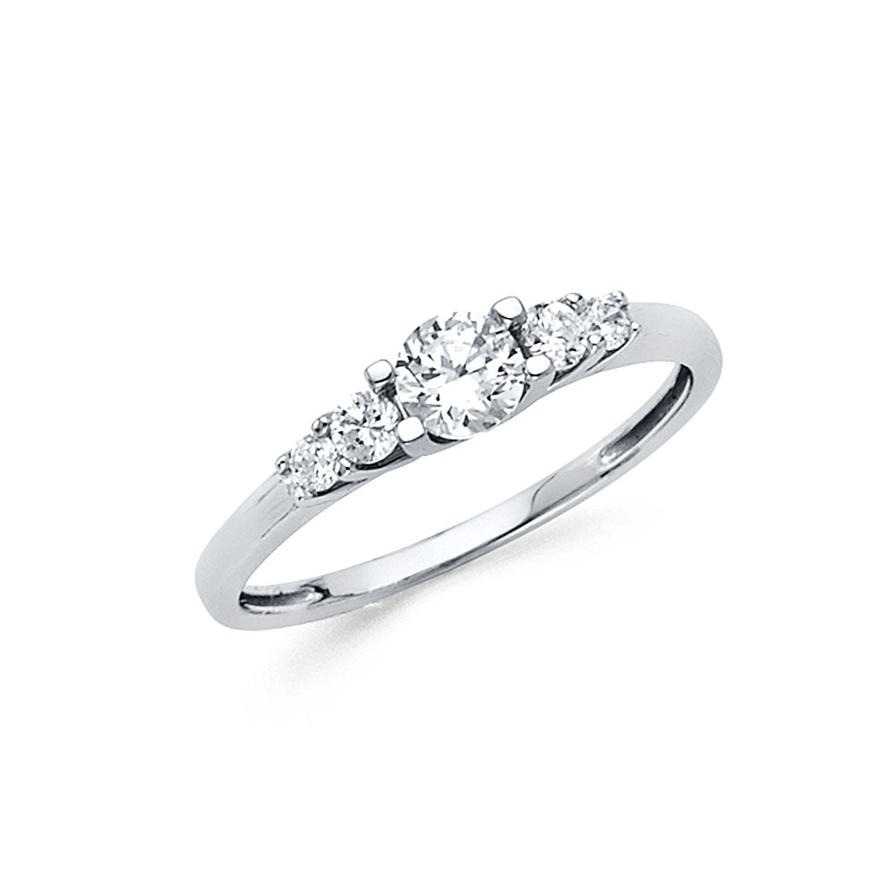 14KW CZ ENG RING