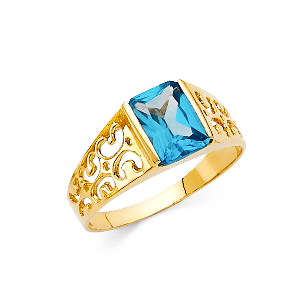 14KY CZ RING