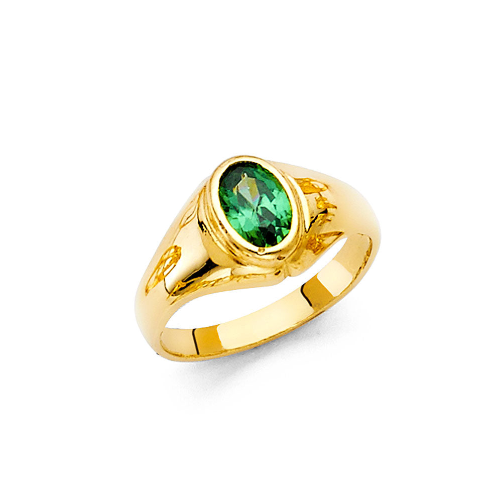 14KY CZ BABIES RING