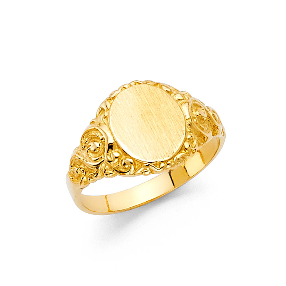 14KY JUNIOR SIGNET RING