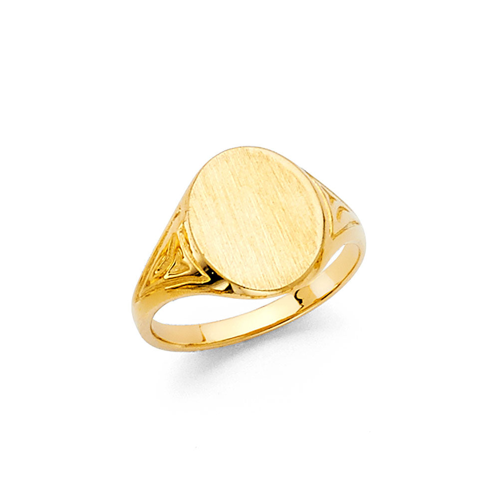 14KY JUNIOR SIGNET RING