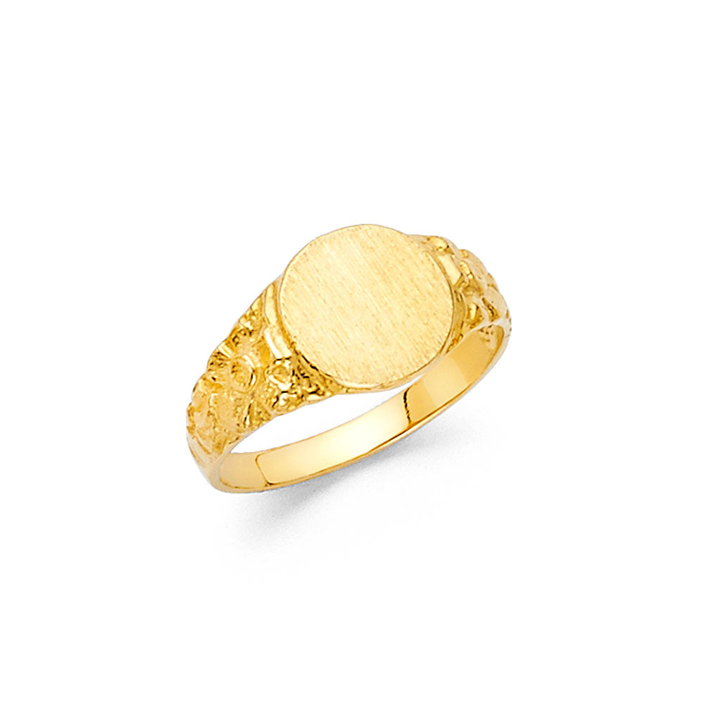14KY JUNIOR SIGNET RING