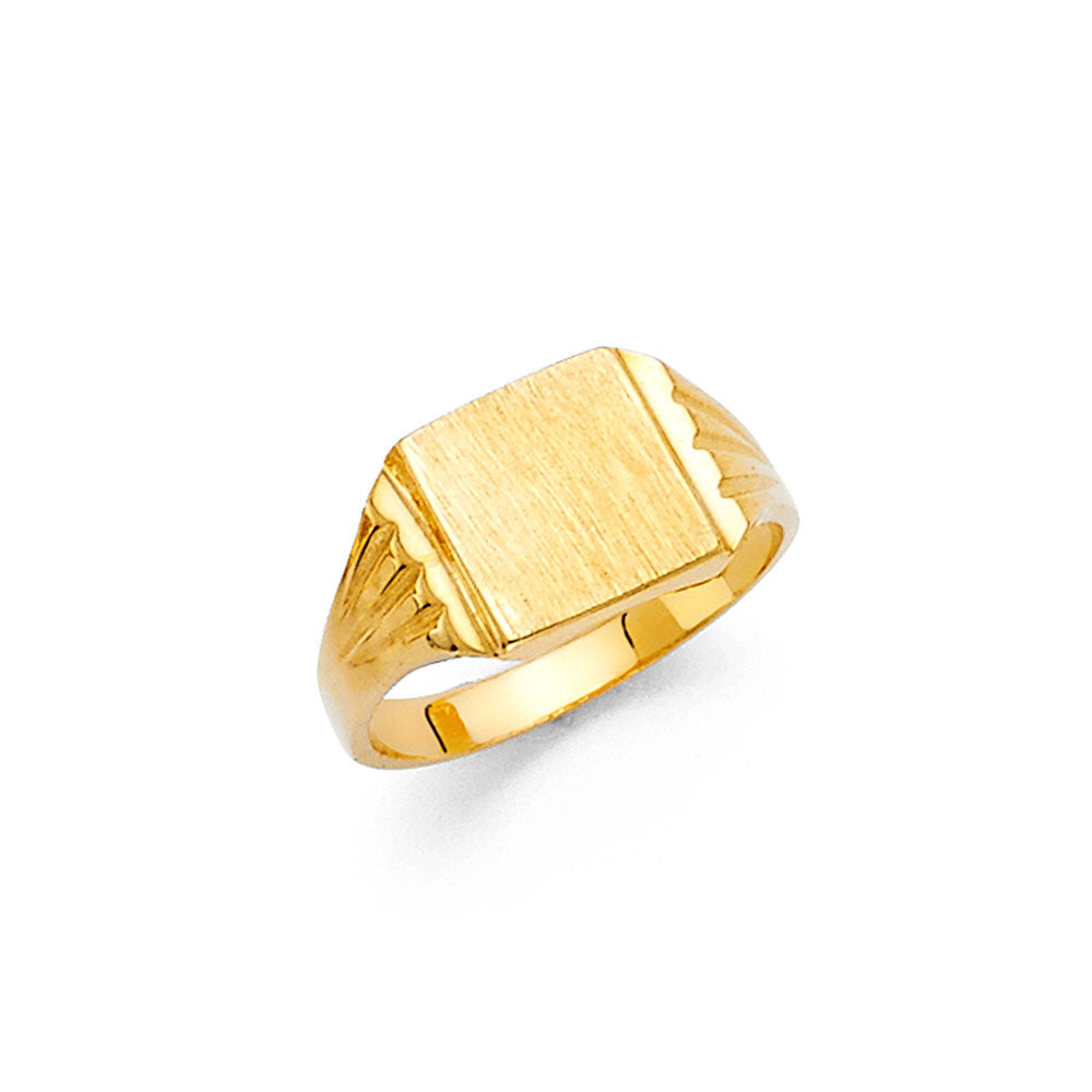 14KY JUNIOR SIGNET RING