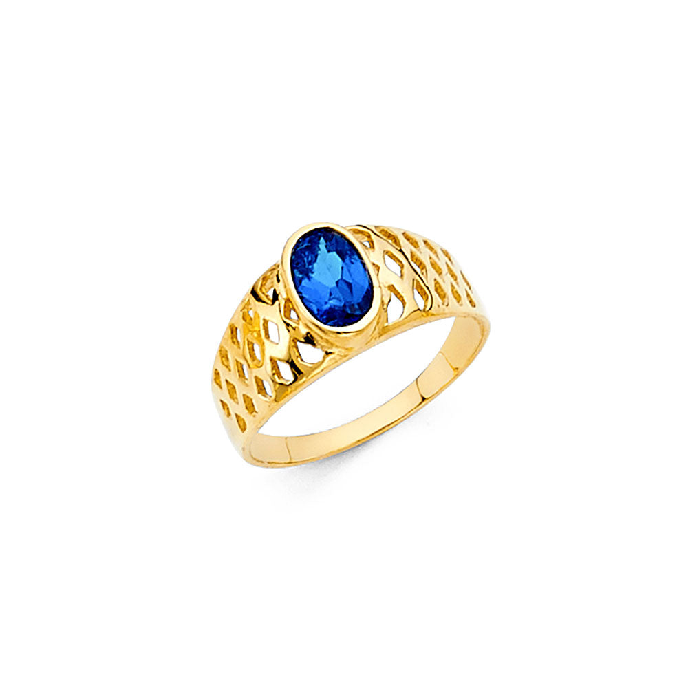 14KY CZ BABIES RING