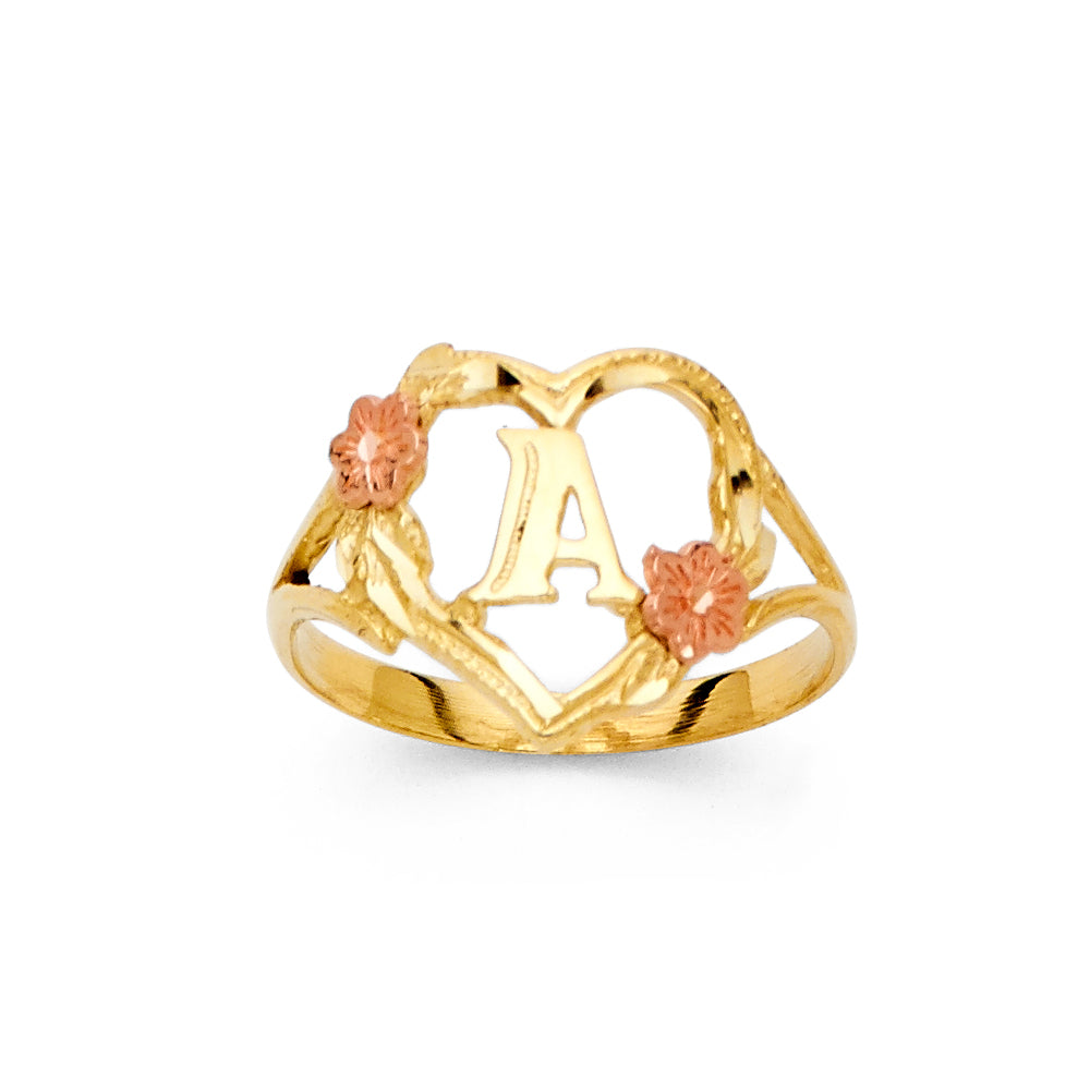 14K 2C INITIAL RING A