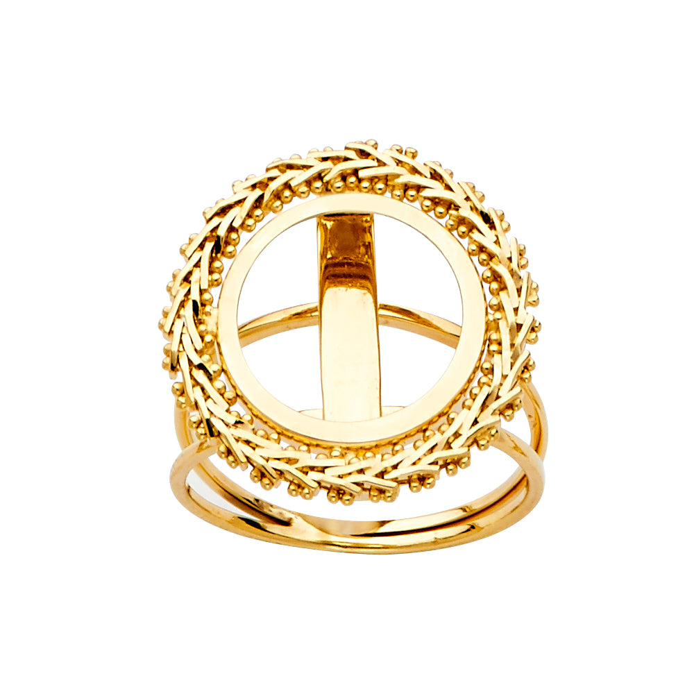 14KY 2 PESOS BOLA RING