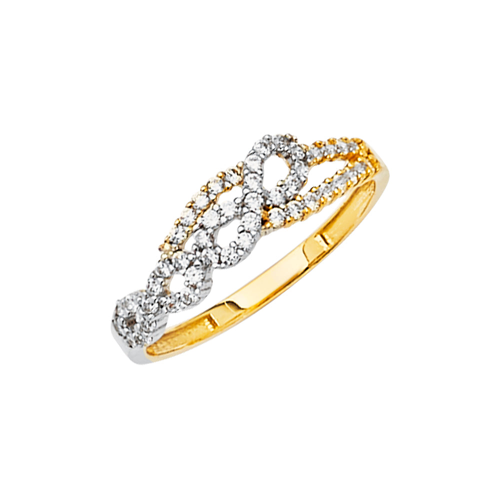14KY Fancy CZ Ring / Set
