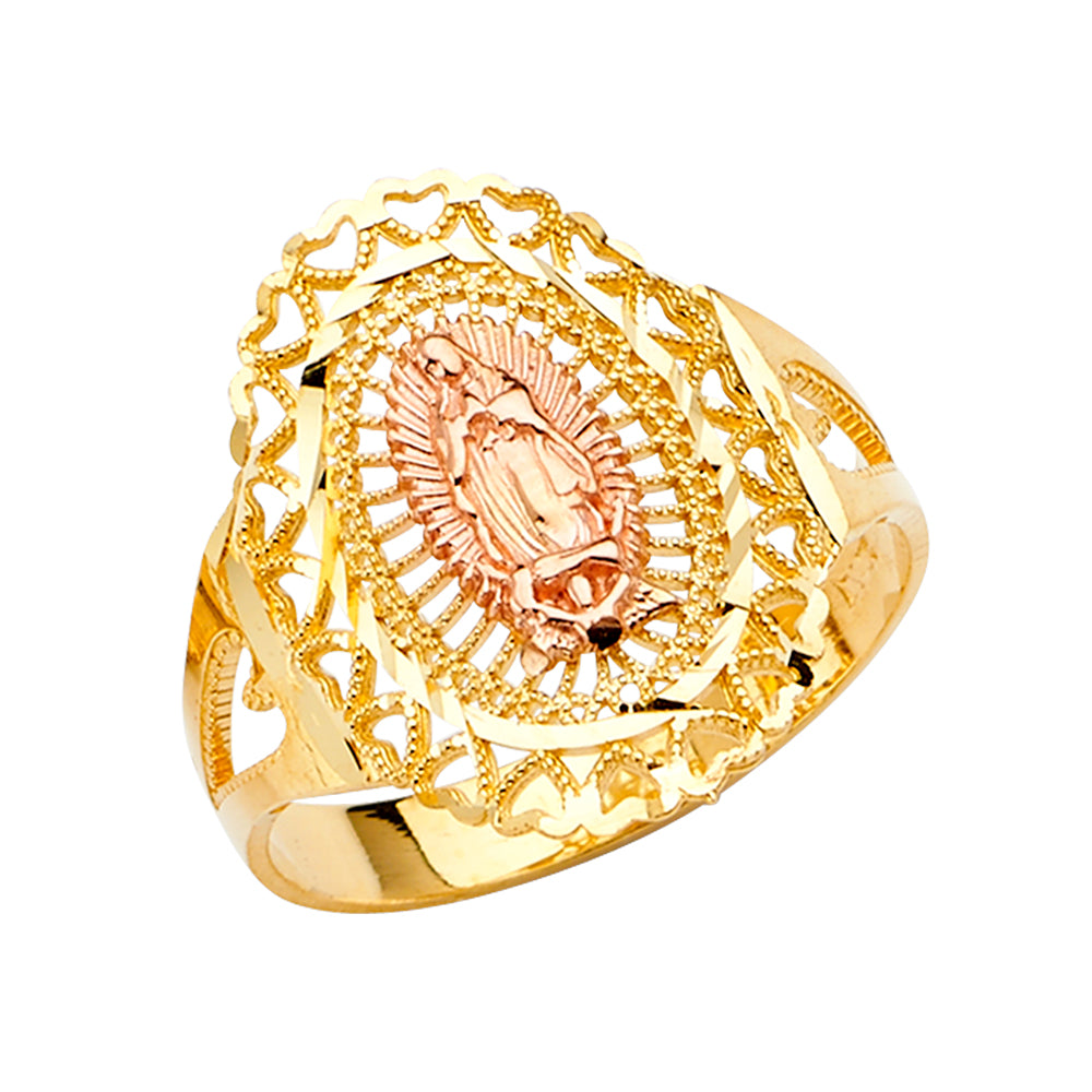 14K 2C GUADALUPE RING
