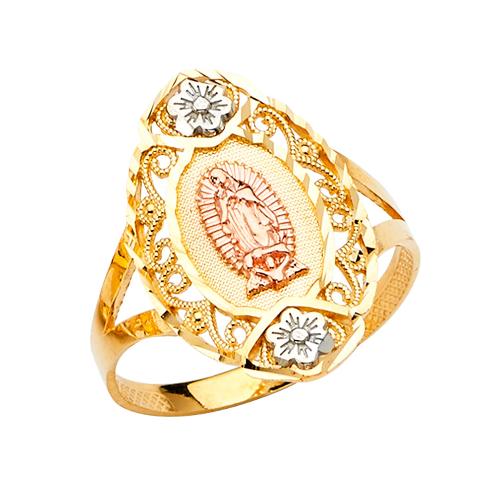14K 3C GUADALUPE RING