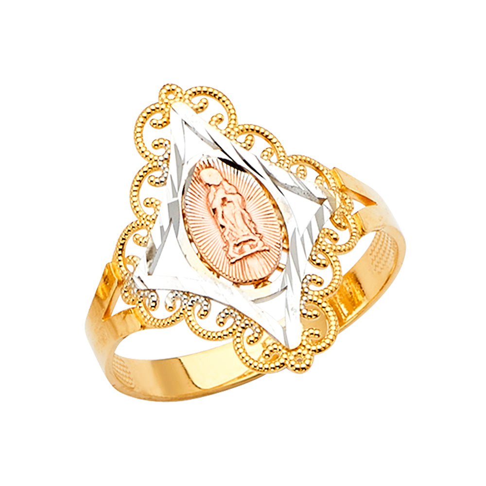 14K 3C GUADALUPE RING