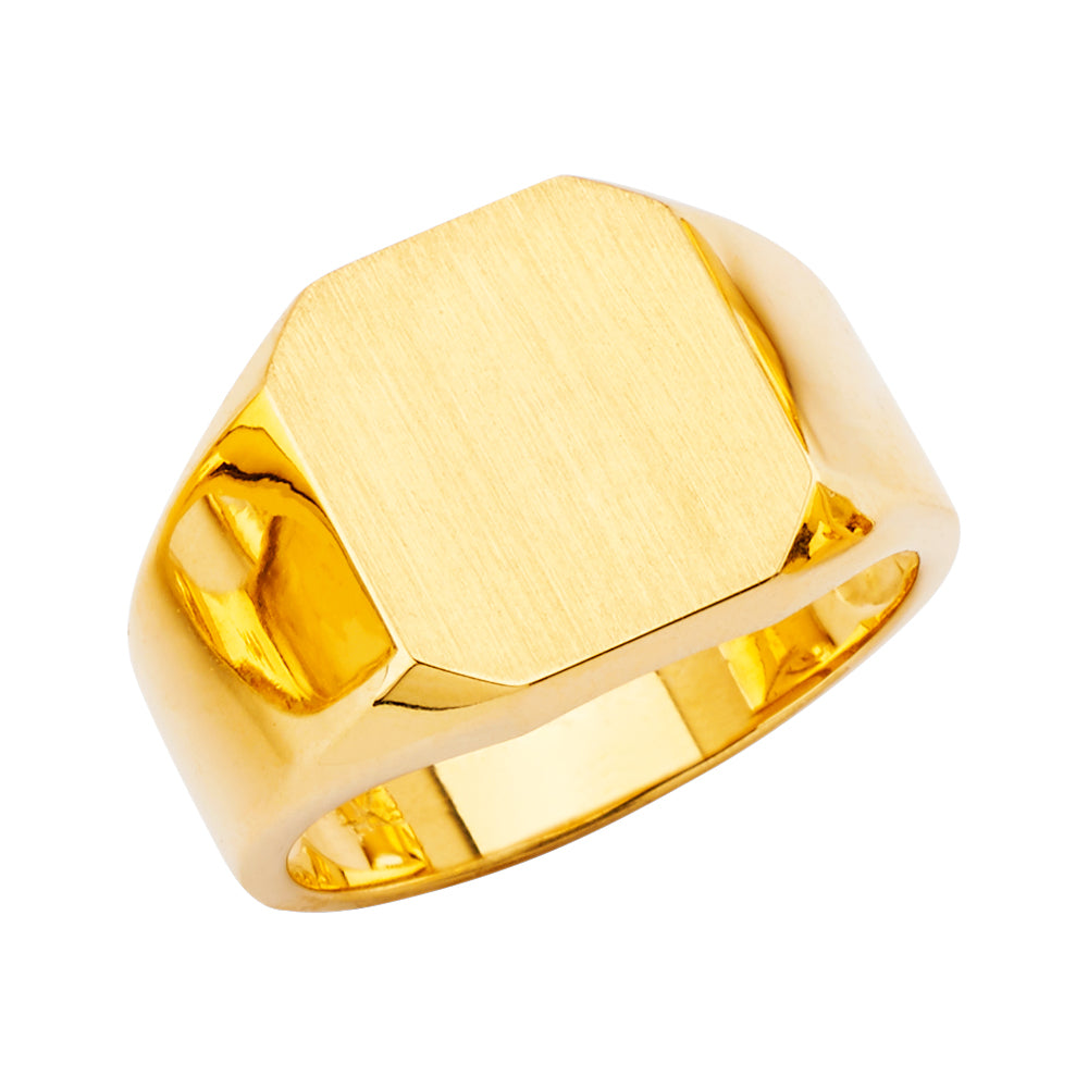 14KY Men's Signet Ring
