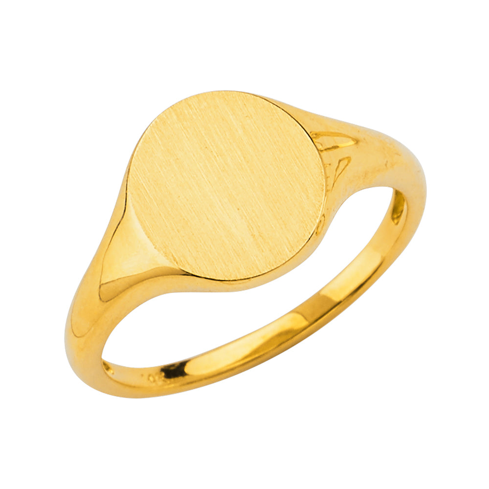 14KY Ladies Signet Ring