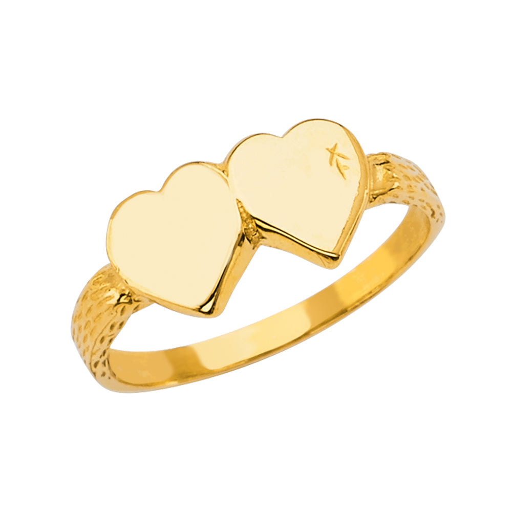 14KY Baby Signet Ring