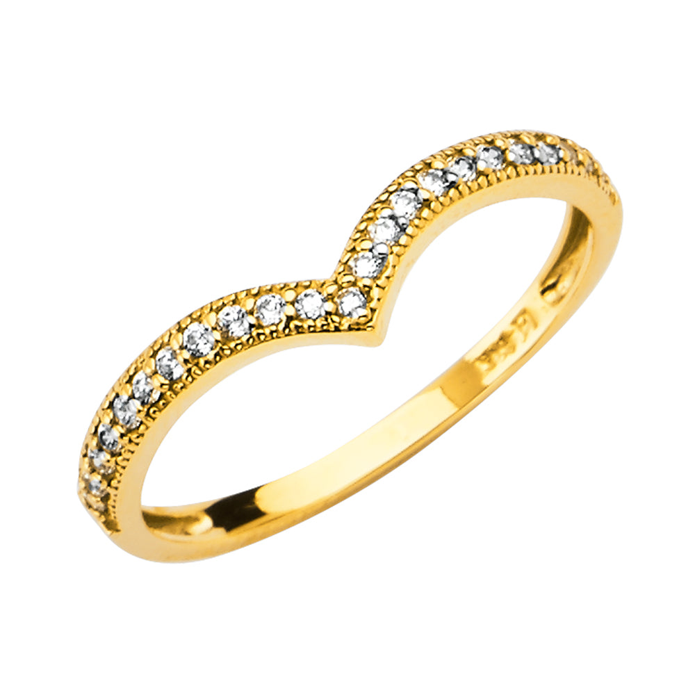 14KY VShape CZ Band