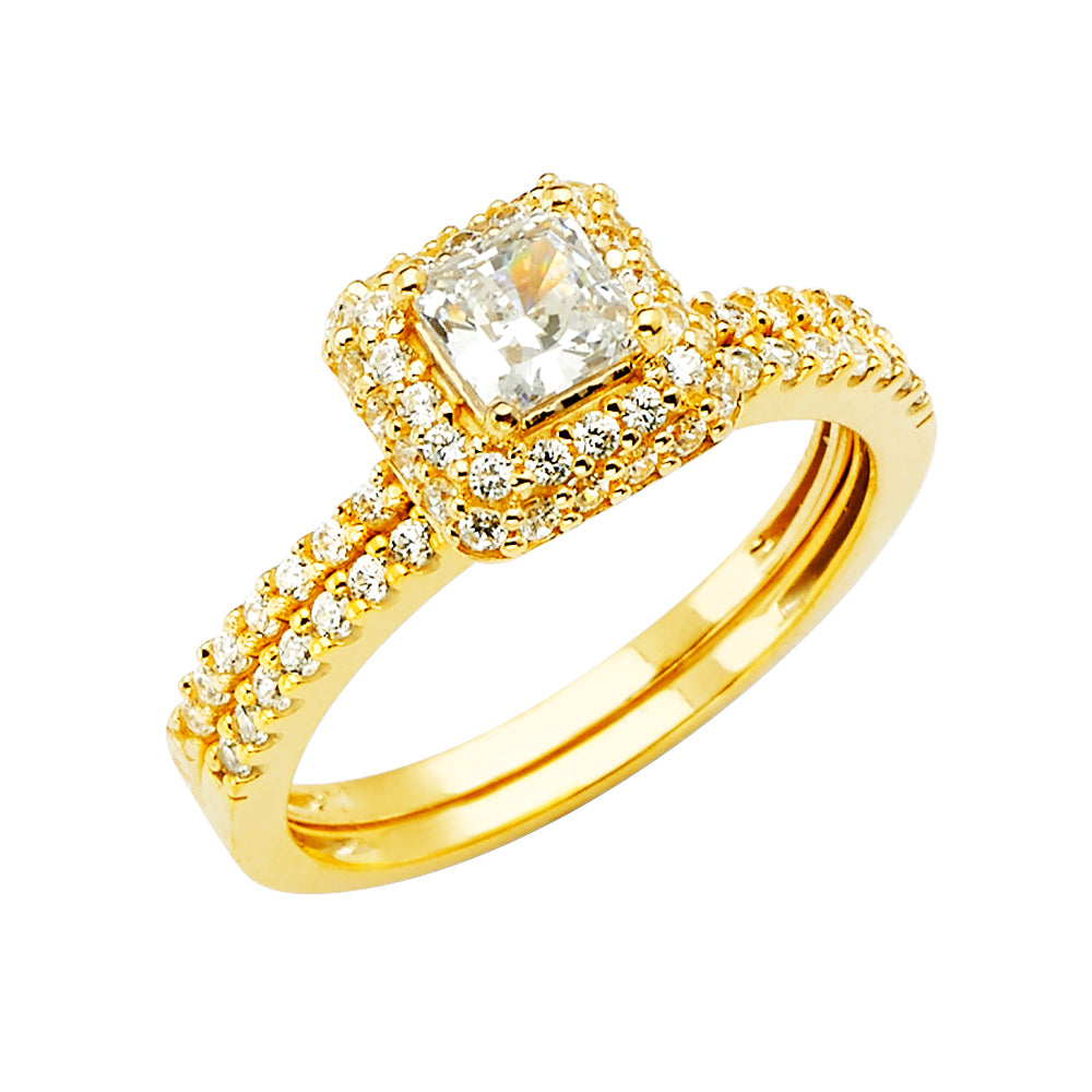 14KY CZ ENGAGEMENT RING