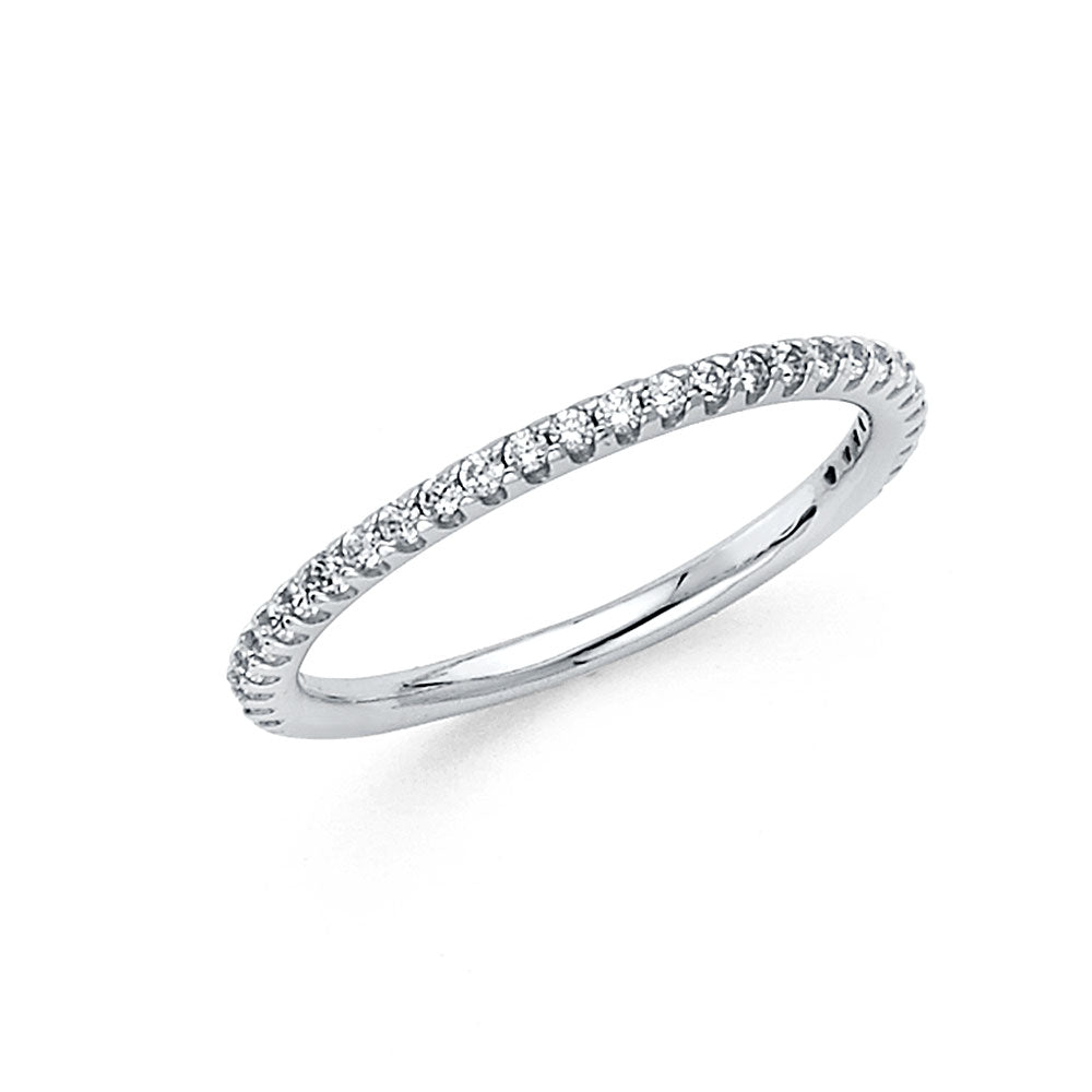 14KW CZ WEDDING BAND