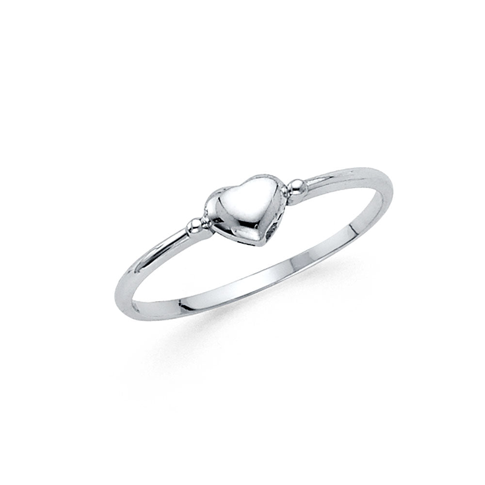 14KW HEART RING