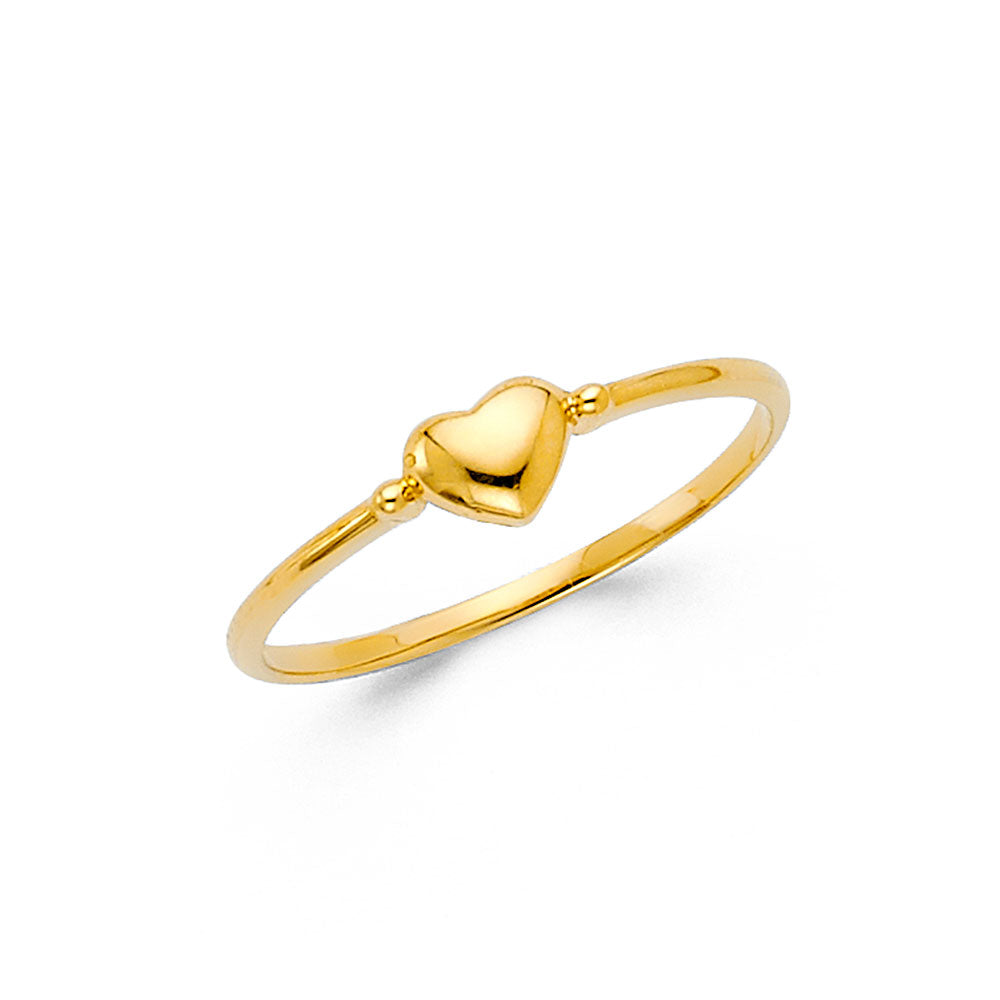 14KY HEART RING