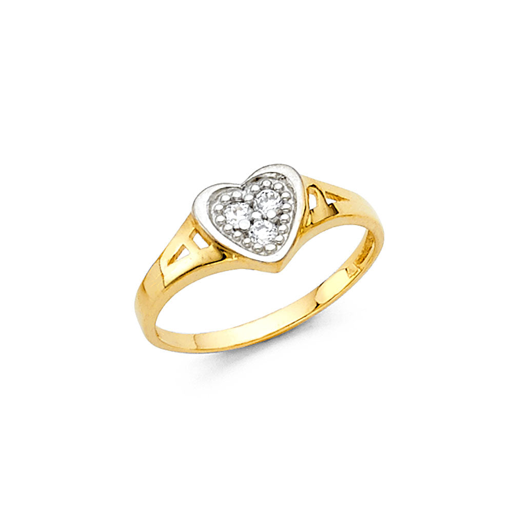 14KY BABY CZ RINGS