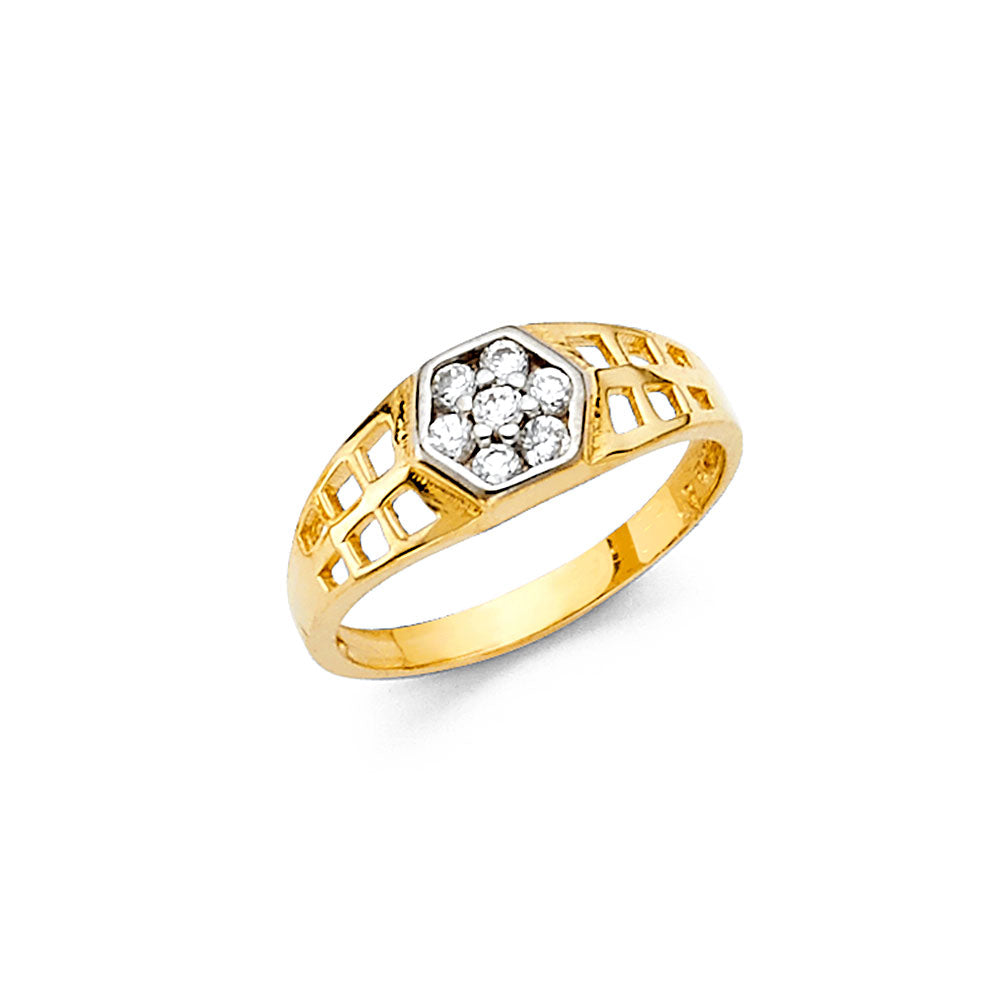 14KY BABY CZ RINGS