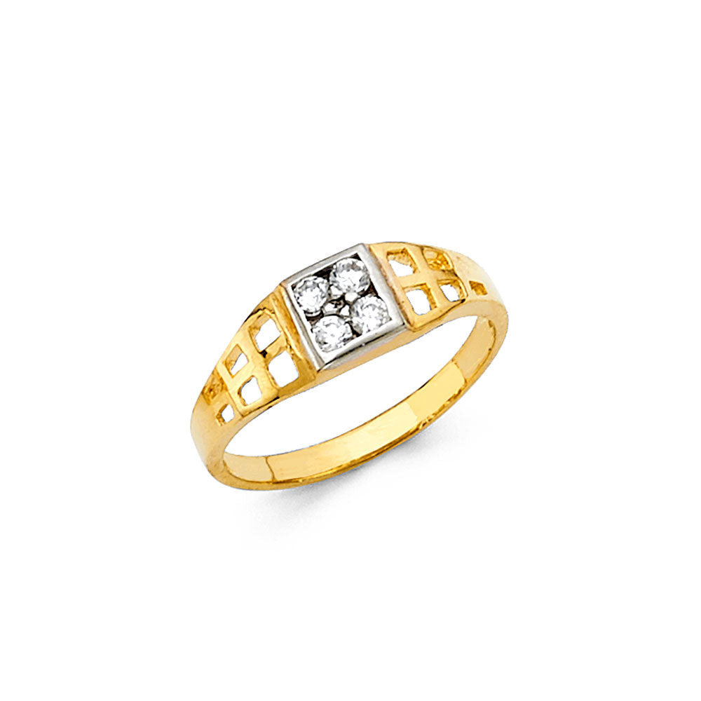 14KY BABY CZ RINGS