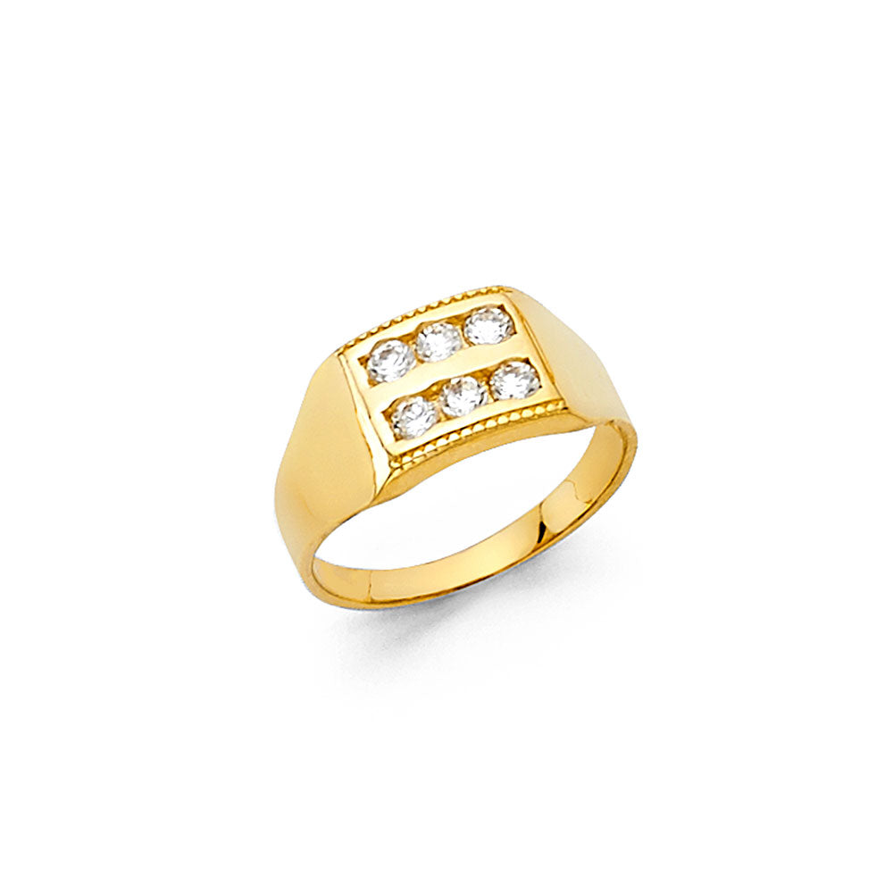 14KY BABY CZ RINGS
