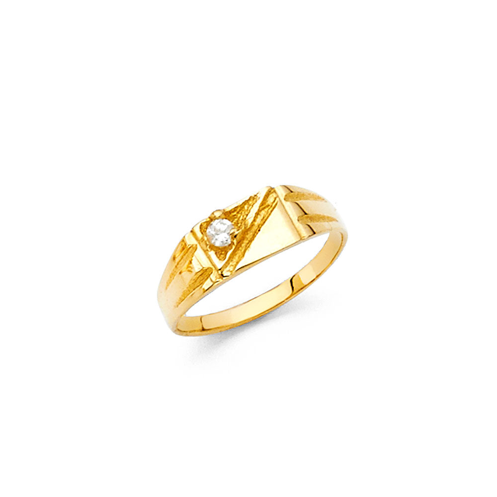 14KY BABY CZ RINGS
