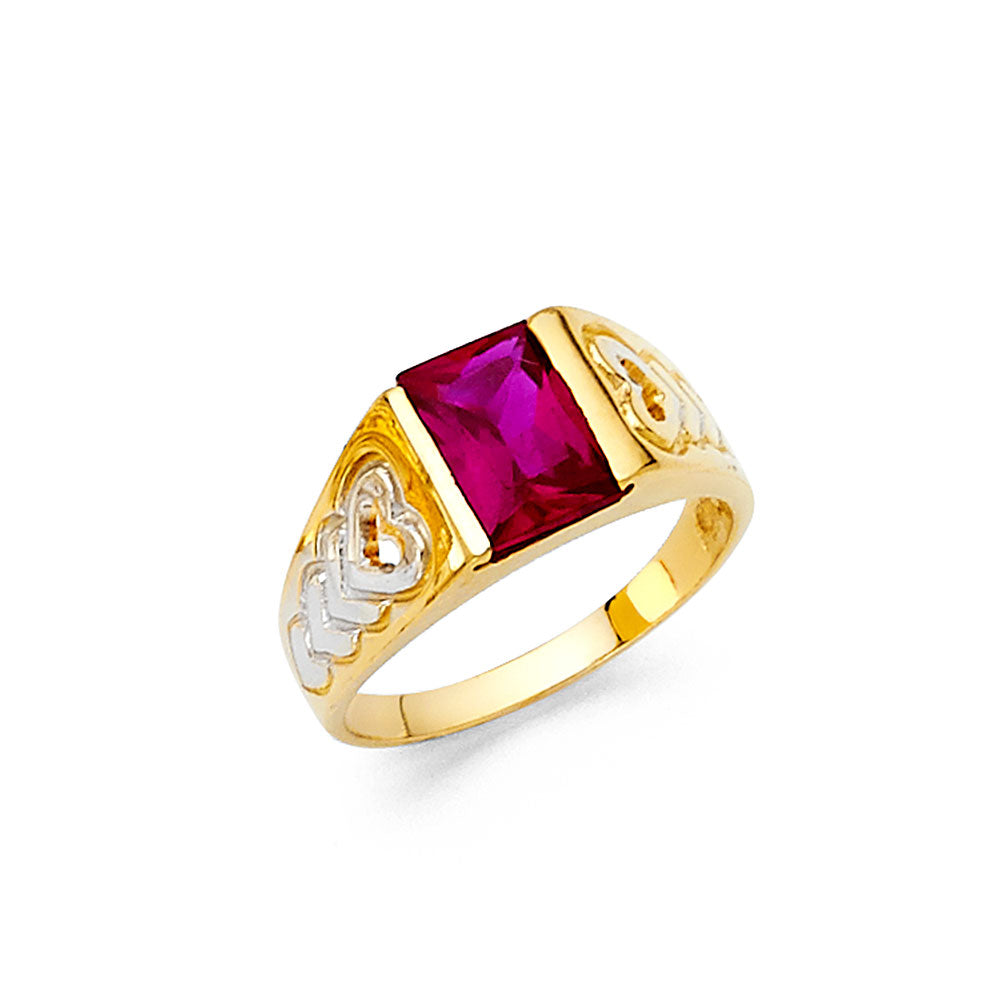 14KY BABY CZ RINGS