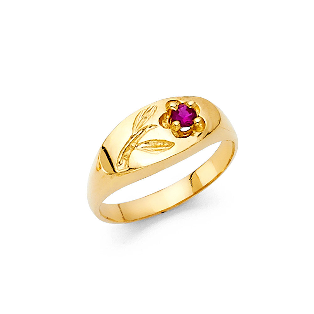 14KY BABY CZ RINGS