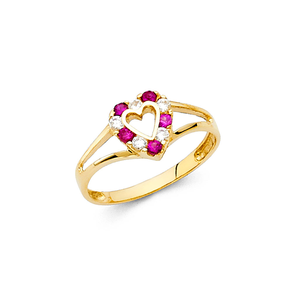 14KY BABY CZ RINGS
