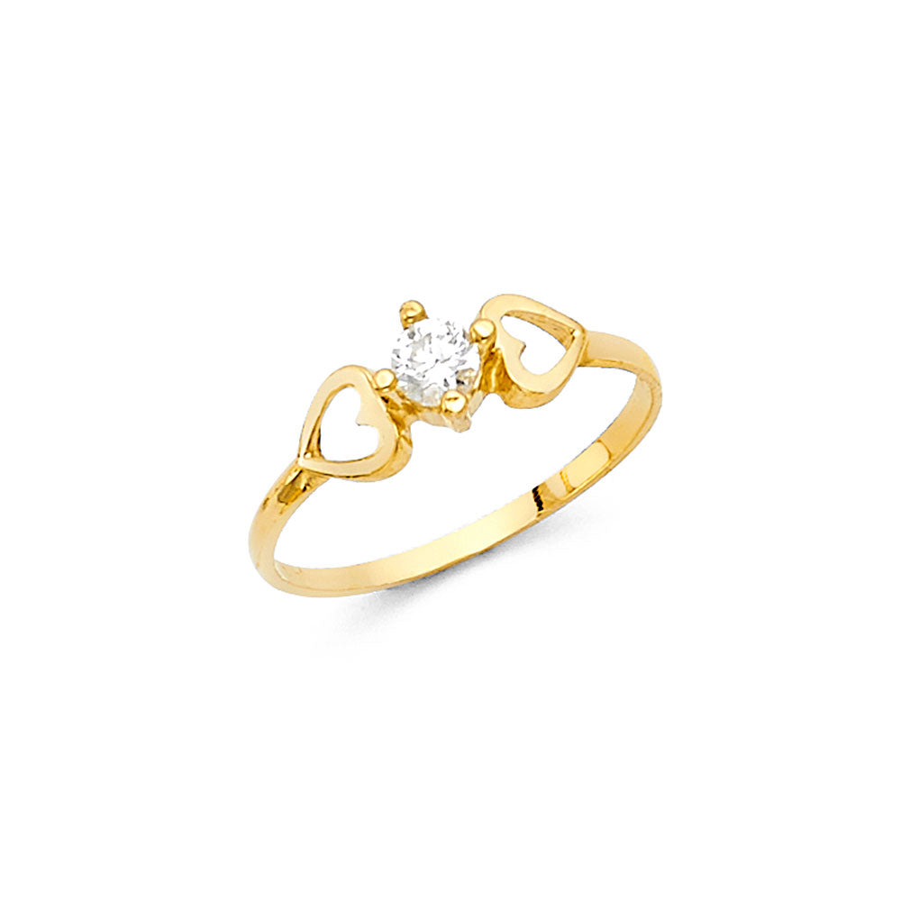 14KY BABY CZ RINGS