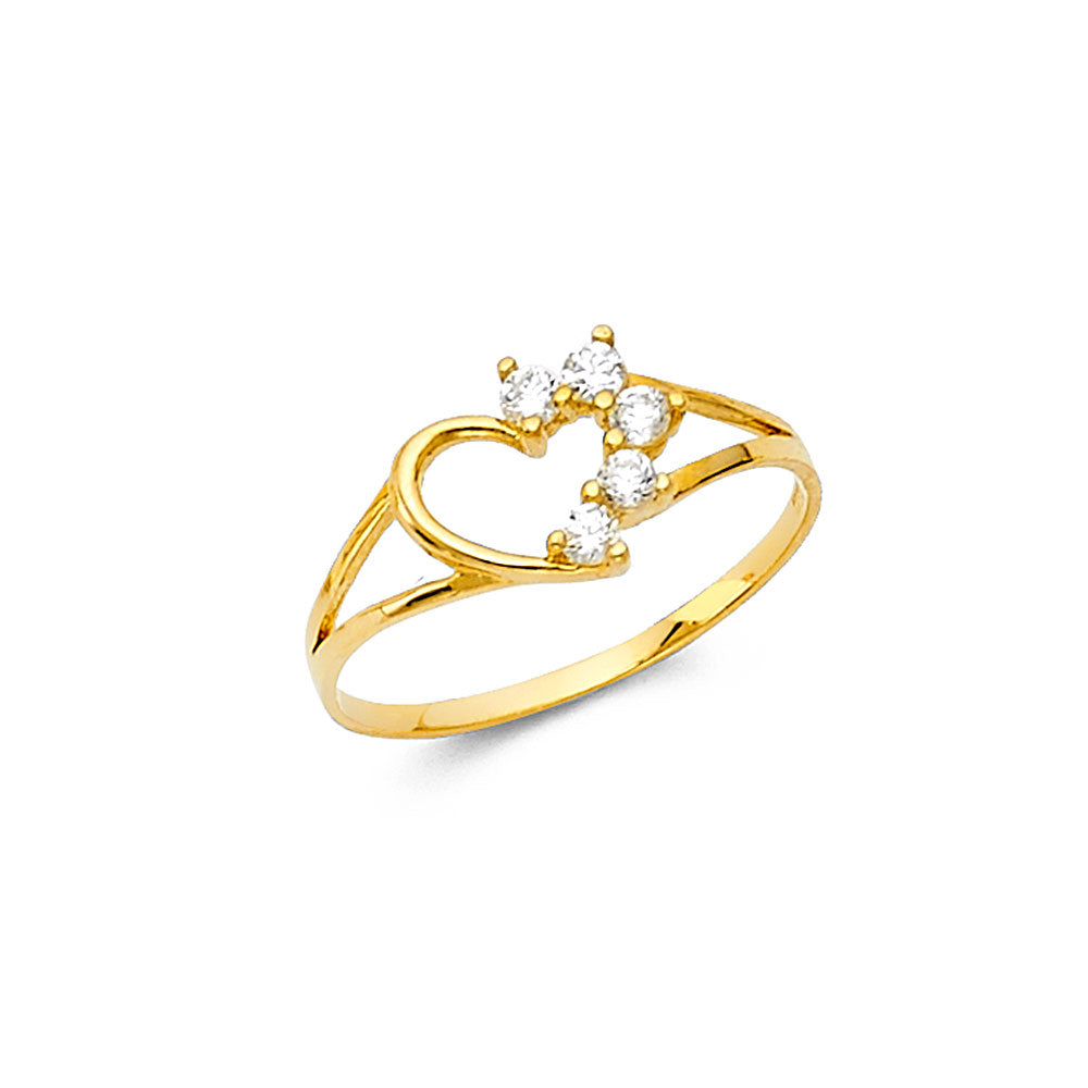 14KY BABY CZ RINGS