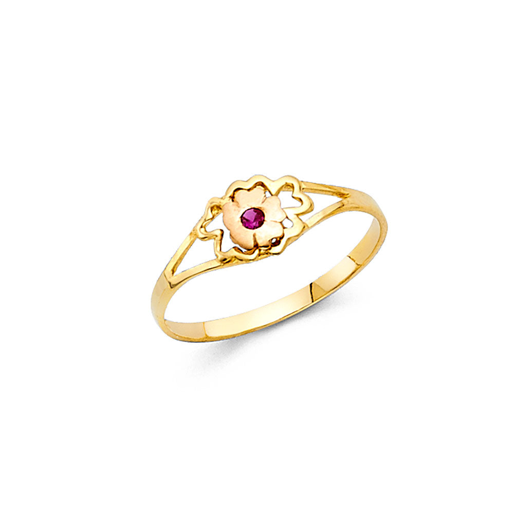 14KY BABY CZ RINGS