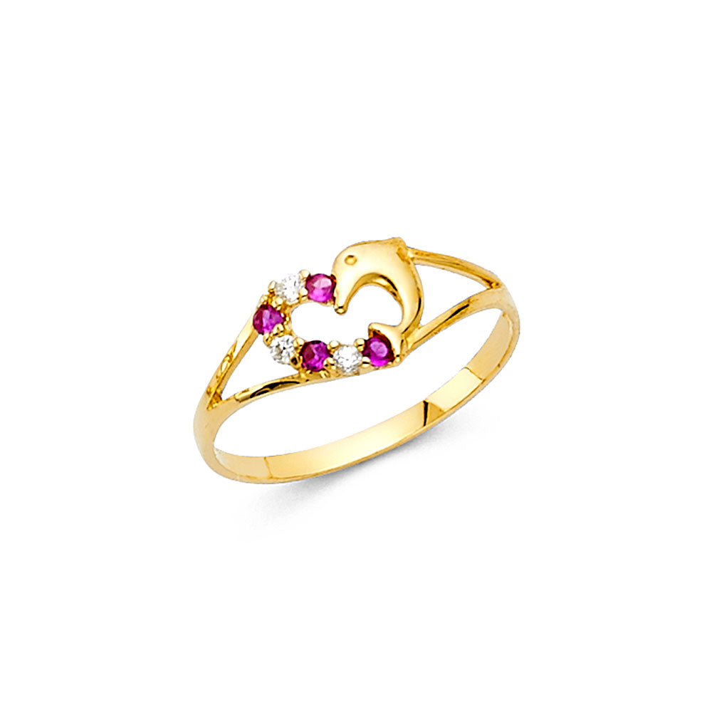 14KY BABY CZ RINGS