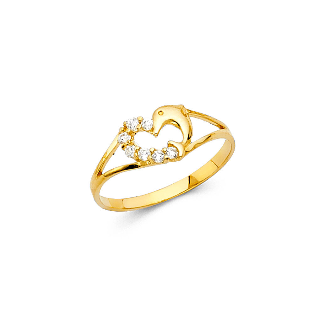 14KY BABY CZ RINGS